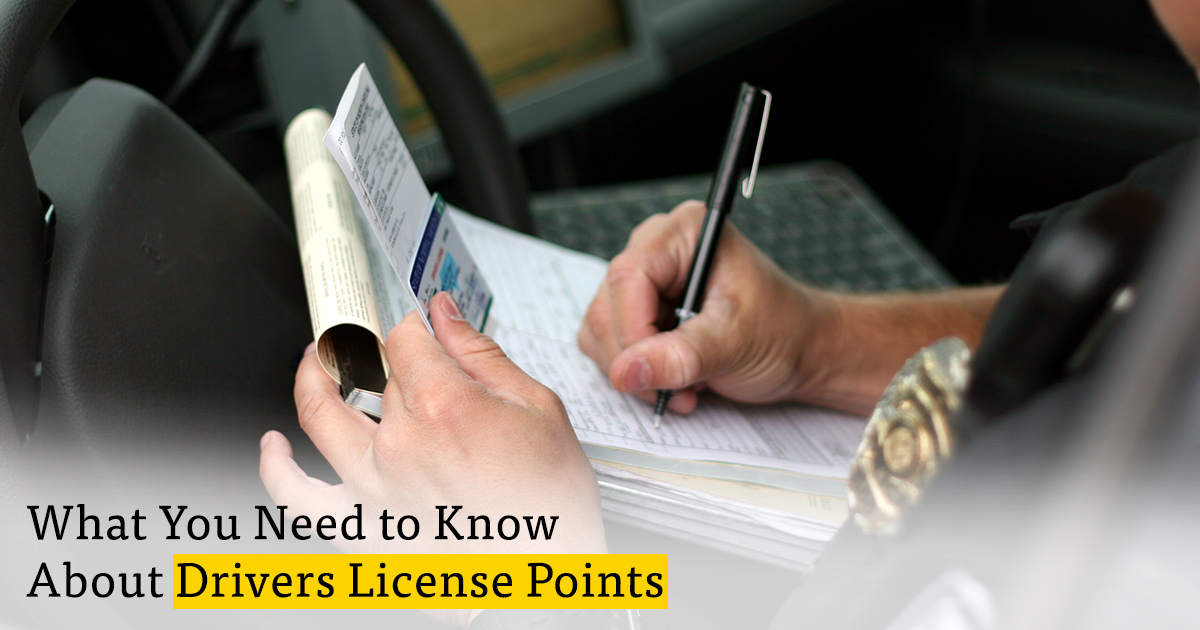 What You Need To Know About Drivers License Points